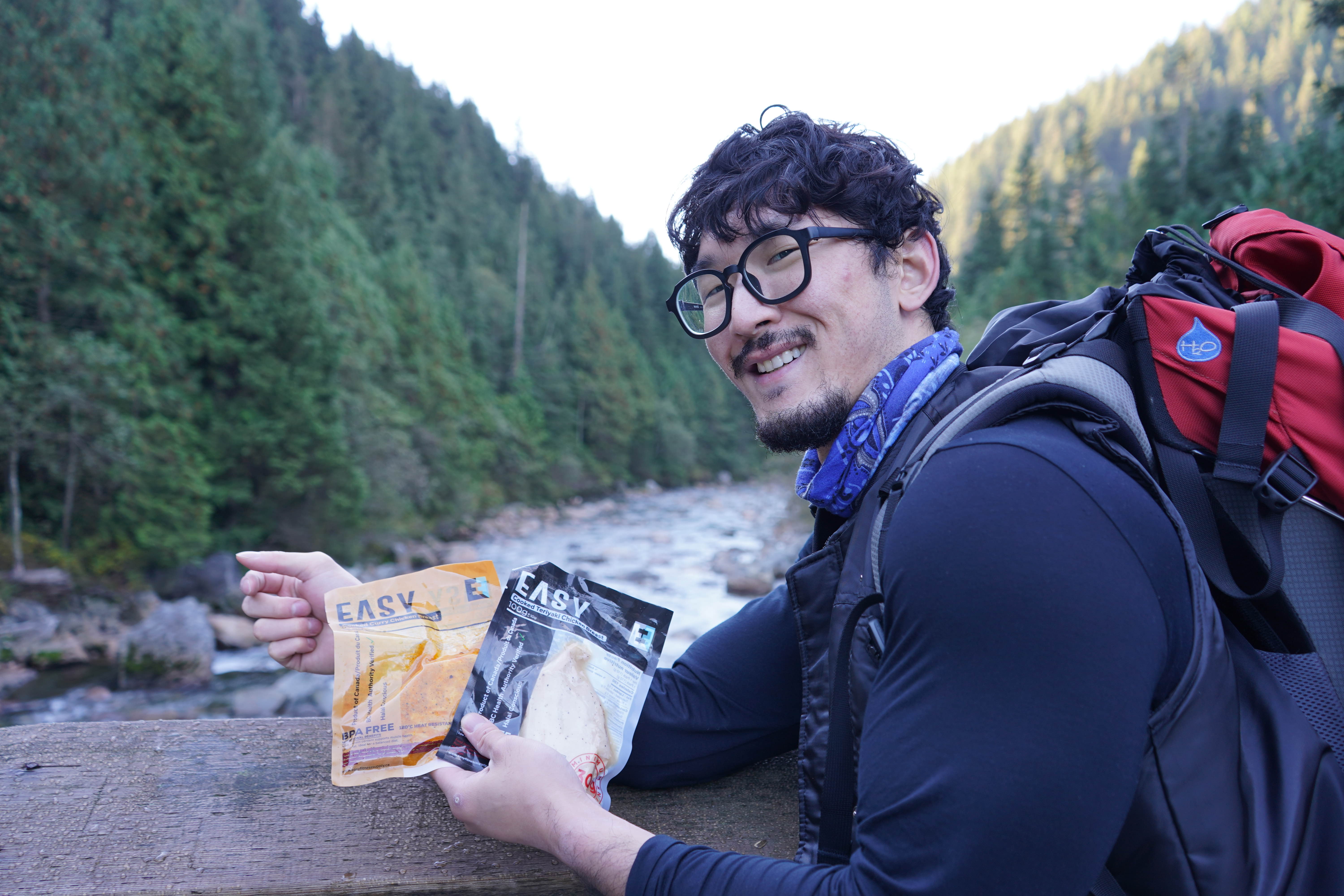 Easy Chicken enjoyed outdoors